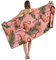 Runmeihe Strandtuch, 80 x 180cm Extra großes Mikrofaser Strandtuch für Erwachsene, Doppelseitiges Sandfreies Schnelltrocknend Leichtes Handtuch für Strand Schwimmen Flamingo - Rosa