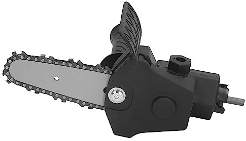 Kunststoffgriff, Elektrische Bohrmaschine, Kettensäge, Edelstahl-Konvertierungskopf-Adapter, Einfache Montage, Elektrische Bohrmaschine zu Säge-Adapter für (Für 4-Zoll-Bohrmaschine)