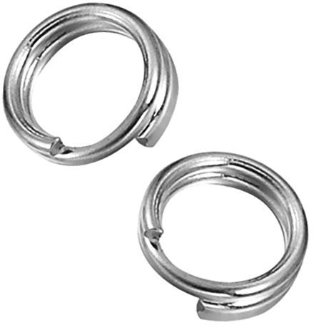 DIY925 My-Bead Verbindungsringe 925 Sterling Silber Ø 10mm Spaltringe Ösen basteln Schmuckherstellung (5 Stück)