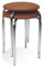 2 Stück Esszimmerhocker Küchenhocker Mercury Chromfüße Kunstleder Hocker Stühl (AL1 Weiß)