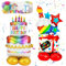 GAROMIA Happy Birthday Folienballon XXL Happy Birthday Balloons Geburtstagsballons Folienballon Stehend Torten Geschenk Colorful Foil Balloons Helium Ballon für Kinder Junge Mädchen Erwachsene