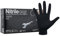 MTS Safety & Protection Einweghandschuhe M - 50 Stück/Box Nitrilhandschuhe Schwarz Handschuhe Nitril Diamantstruktur Grip - Einmalhandschuhe Puderfreie & Latexfreie Gummihandschuhe (M, 50 Stück)