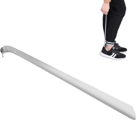 Gsycle Metallschuh Horn Langer Griff, Langer Schuh Horn Schuh Horn Langer Griff für Senioren Schuh Stick Schuh Löffel Langer Griff Langer Schuh Horn Schuh Stick für Senioren