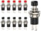 10 Stücke Mini Taster Momentane Druckschalter Lockless 2 Pins 1A250V SPST ON/OFF Taste Schalter für Horn KFZ Auto Armaturenbrett Boot