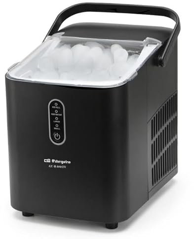 Suinga Eismaschine Tragbare Selbstreinigende Eismaschine mit Griff, ausgestattet mit Eisschaufel, kann den Mund nach unten legen, 8 Eiswürfel Typ Bälle / 6-8 Minuten, 12 kg/24 Stunden