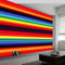 Fototapete Bunte Streifen und Regenbögen Vlies Tapeten Wandtapete, Regenbogen Stil Moderne Wanddeko Design Wand Dekoration Wohnzimmer Schlafzimmer Büro Flur 450 x 315 cm (B x H) Wandtapete