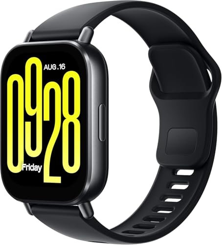 Xiaomi Redmi Watch 5 Active | Reloj Inteligente Cuadrado con Llamadas Bluetooth | Smartwatch Negro con Pantalla LCD de 2 | Monitor de Frecuencia Cardíaca |18 días de Autonomía |100 Modos Deportivos