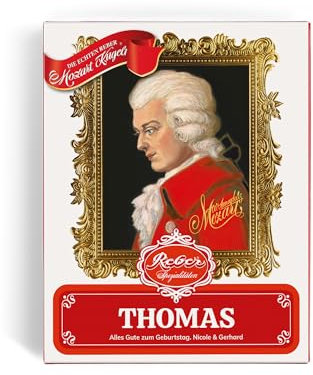 Mozartkugeln mit namen - Personalisierte mozartkugeln original (Reber Mozartkugeln pralinen) (120 gram)