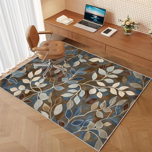 Bodenschutzmatte Bürostuhl Verschiedene Größen Bürostuhl Unterlage geeignet für Parkett Laminat Teppich Fliesen Hartböden Rechteckig Non Slip Gaming Schreibtischstuhl Schutz Matte 140 x 160 cm
