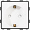 Steckdose Unterputz 1 Fach, Schuko Einzelsteckdose Wandsteckdose Steckdose 230V / 16A mit Kindersicherung Flach EU-Standard | weiß - Steckdose