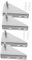LOORGVEL de Refrigerador Inoxidable 4 Unidades Reparación Instalación Accesorios de Congelador Compatible Puertas de Refrigerador