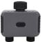 Plyisty Timer Smart 2 Zone Spray avec Rain Retard Fonction Cycle / Irrigation Contrôlée par Temps pour Garden House, Matière ABS