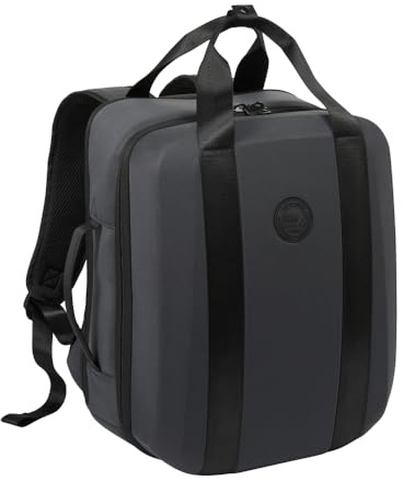 Cabin Max Paxos for Ryanair Cabin Bags 40x30x20 cm Underseat Cabin Bag – Carry On Backpack with ShapeSafe™ Rigid Lightweight Design – Fits Vueling, EasyJet, Wizz Air - Airline Approved Hand Luggage