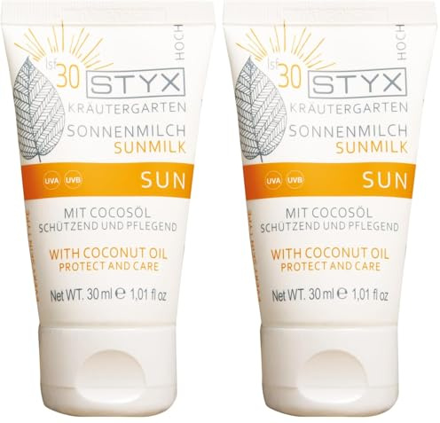 Kräutergarten Sun Sonnenmilch LSF 30 30ml (Packung mit 2)