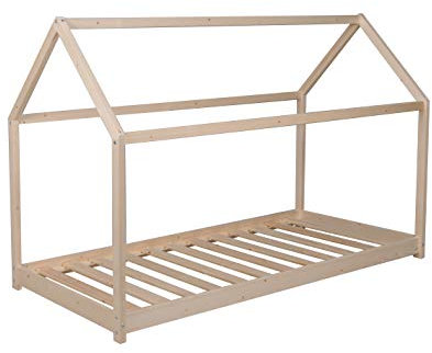 PANDA Lit Cabane 90x190cm, brut