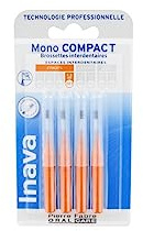 Inava Mono Compact Aufsteckbürsten, Orange, 4 Stück, 2 Stück