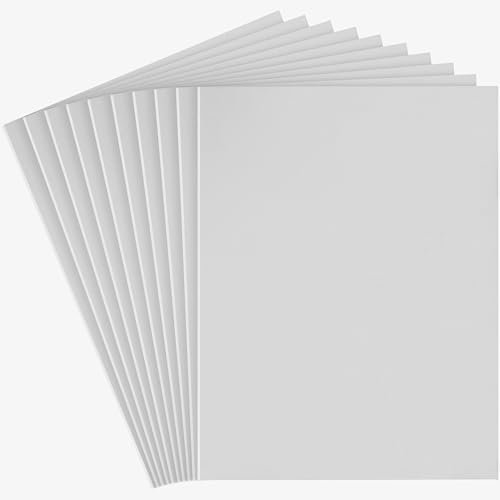 Belle Vous Pack de 10 Goma Eva Blanca Hojas A4 30 x 23 cm - Goma Eva Manualidades 6 mm de Grosor para Cosplay, Halloween, Álbum de Recorte - Espuma Eva Proyectos y Manualidades