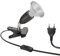 ledscom.de E27 Klemmleuchte LIK, schwarz inkl. E27 PAR30 LED Reflektor-Lampe 994lm warm-weiß