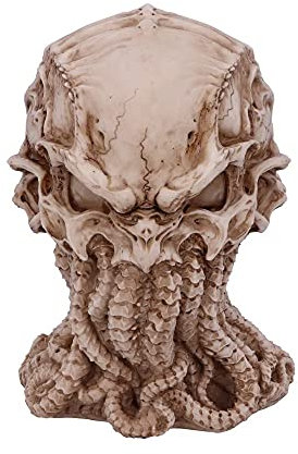 Nemesis Now James Ryman Green Cthulhu Totenkopf-Figur, Ornament, natürlich, 20 cm