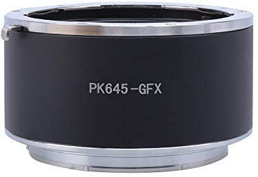 Hersmay PK645 auf GFX Objektivhalterungsadapter Kompatibel mit Pentax 645 (PK645) Objektivhalterung auf Fuji G-Mount Passend für Fujifilm GFX 50S, GFX 50R, GFX 100, GFX 100S und VG-GFX1