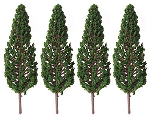 Garneck 10piezas Árboles Miniatura para Maquetas De Paisajes Árboles De Diorama para Parque y Calle