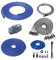 Recoil RCK46 True 4 Gauge Complete 6-Channel CCA Amplifier Wiring Kits with OFC RCA Cable