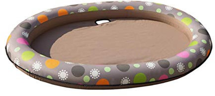 monshop Flotante Colchoneta Piscina para Mascotas Ligero Y Portátil Dog Pool Float Flotador De Piscina Inflable Cama Hinchable Piscina para Perros Pequeños, Grandes Y Otras Mascotas 135 90 15 Cm