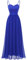 DRESSTELLS Abendkleid Damen Festlich Träger Kleider für Hochzeitsgäste Elegantes Ballkleid Lang Blau Brautkleid Standesamt Hochzeitgastkleider Royalblue XL