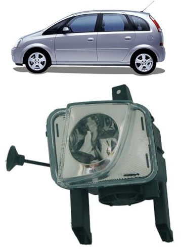 DM Autoteile 108438 Nebelscheinwerfer Nebelleuchte Nebellicht NSW links H3 kompatibel für Opel Meriva A (X03)