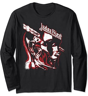 Judas Priest – Stained Class Red On Black Manche Longue
