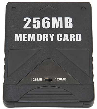 Memory Card for PS 2,8M-256M Memory Card High Speed,Hard Disk Game Memory Card,Memory Card Game Data Saver for Playstation 2 for PS2 Console Games Accessories (256MB)