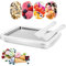 Baotkere Máquina para Hacer Yogur Congelado y Sorbete, Sartén Con Rodillo para Puntos Dulces, Placa Fría Instantánea Con 2 Raspadores, Ideal para Helados Suaves, Batidos