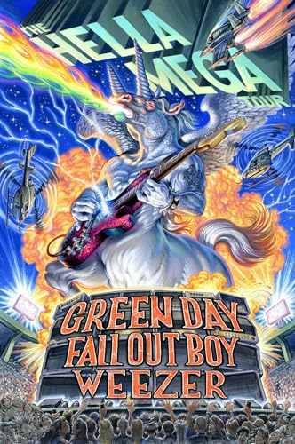 Green Day Poster Admat Hella Mega Tour Weezer Fall Out Boy Poster A4