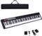 KOMFOTTEU Piano Digital de 88 Teclas, Teclado de Piano Electrónico con Función Bluetooth, Piano Electrónico para Principiantes con Pedal de Sostenido, 127 x 21,5 x 6,5 cm (Negro)