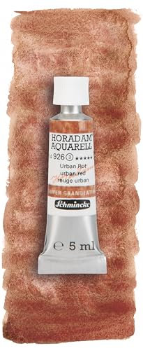 Schmincke – HORADAM® AQUARELL, Super Granulation, Urban Rot, 5 ml, sehr stark granulierende Farbtöne, feinste, supergranulierende Aquarellfarben