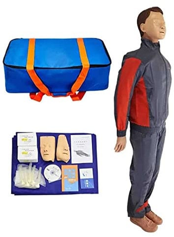 dmartN Ganzkörper-CPR-Trainingspuppe für Erwachsene - Wiederbelebungspuppen - für Lehrmaterial zur medizinischen Ausbildung