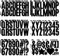 200 Stück Buchstaben Zahlen Aufkleber Schwarz 12 Blatt Aufkleber Zahlen Selbstklebende Buchstaben Sticker Groß Buchstaben Aufkleber zum Aufkleben Scrapbook, Kunsthandwerk Schilder Poster