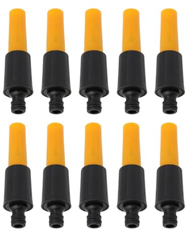 LT Easiyl 10Lot Pistolets Pulvérisateurs de Jardin Buse de Pulvérisation Tête de Pulvérisation Connecteur Mâle Réglable Tuyau Verrouillage pour Arrosage des Plantes Douche Lavage