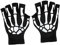 WOFASHPURET 1 Paar Leuchtende Schädel Handschuhe Winterhandschuhe Halloween-handschuhe Skelett-fäustlinge Herren Fingerlos Dekorative Handschuhe Für Halloween Skelett-handschuhe Acrylfaser