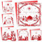 12 Stück religiöse Weihnachtskarten 2024 mit Umschlägen – Luxus-Weihnachtskarten Multipack – Weihnachtskarten mit 6 einzigartigen Krippen-Designs, 125 x 125 mm – perfekte Grußkarten für Familie und