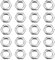 20x Sechskantmutter M10x1 SW12 H.3mm ISO-Feingewinde DIN 13-5 verzinkt, Schlüsselmutter Gewindemutter für Präzisionsverbindungen in Industrie und Handwerk
