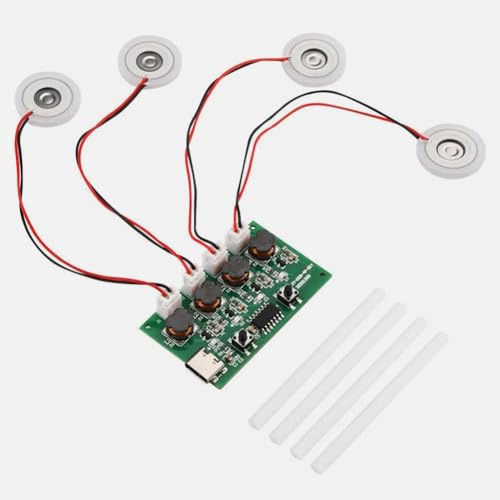 Gettimore DIY Luftbefeuchter Control Panel Kit Modul mit Treiberplatine und 4 Vernebler Tablets Custom Humidifier Projects