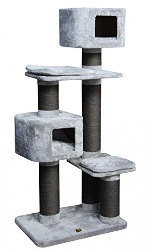 Europet Bernina Katzenkratzbaumtrend Cat-Rock Western Inn, Light Grey