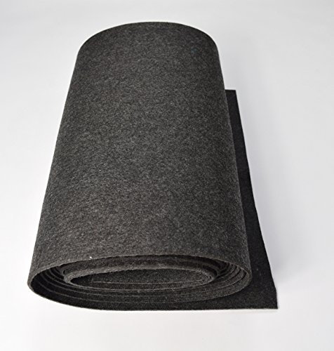 Fabrics-City BASTELFILZ FILZ STOFF ~5MM~ FILZSTOFF STOFFE, 2759 (Anthrazit)
