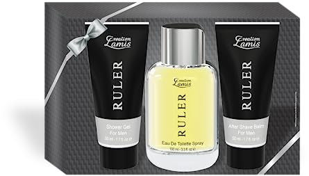 CREATION LAMIS RULER GIFT SET FOR HIM 100 ML EDT SHOWER GEL AND AFTER SHAVE BALM