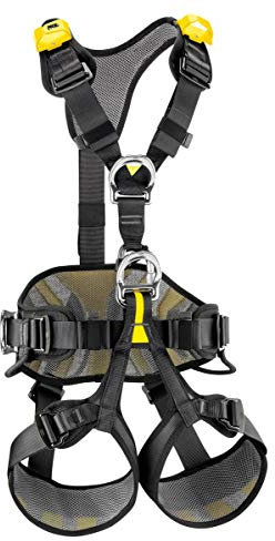 PETZL AVAO BOD 1 Klettergurte, Black/Yellow, 1