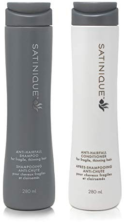 1 x Anti-Haarausfall-Shampoo SATINIQUE™ - 1 x 280 ml + 1 x Anti-Haarausfall-Pflegespülung SATINIQUE™ - 1 x 280 ml - Amway - (Art.-Nr.: 110659) + (Art.-Nr.: 116823)