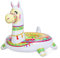 JOYIN Aufblasbarer Lama-Schwimmring 110,5 cm, Wasser Luftmatratze Pool,Schwimmtiere für den Pool Schwimmreifen Wasserspielzeug für Sandstrand Schwimmbad für Kinder & Erwachsene