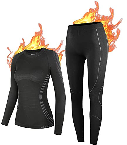 NOOYME Femme sous-vêtements Thermique