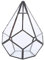 Elegante vaso da terrario geometrico forma unica vaso di fiori in vetro fioriera piante grasse contenitore decorazione della casa